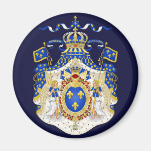 Grand Royal Coat of Arms of France Magnet