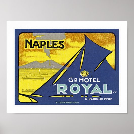 Grand Royal Hotel Neapel Poster (Vorne)