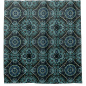 Grand Royal Julian Fraktal Mandala Pattern Duschvorhang (Vorderseite)