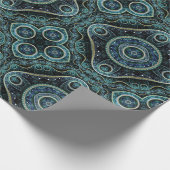 Grand Royal Julian Fraktal Mandala Pattern Geschenkpapier (Ecke)