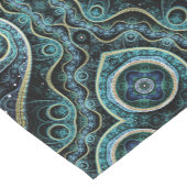 Grand Royal Julian Fraktal Mandala Pattern Kurzer Tischläufer (Ecke)