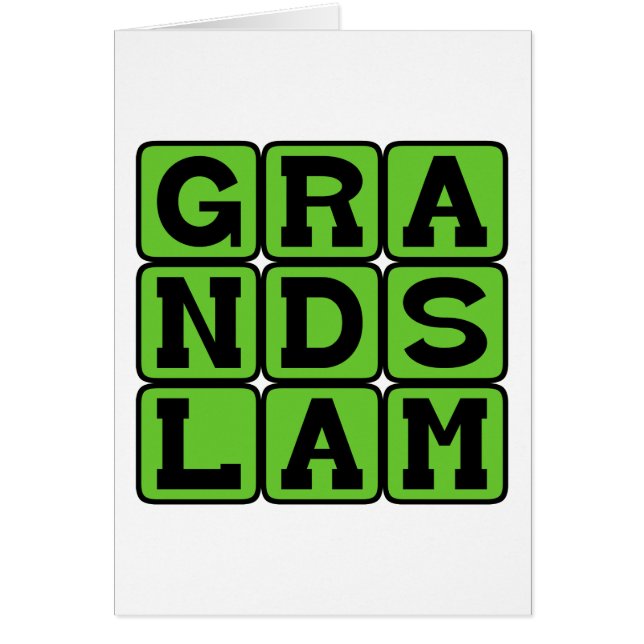 Grand Slam, Baseball Zuhause Run (Vorne)