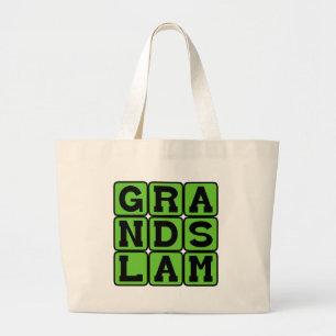 Grand Slam, Baseball Zuhause Run Jumbo Stoffbeutel