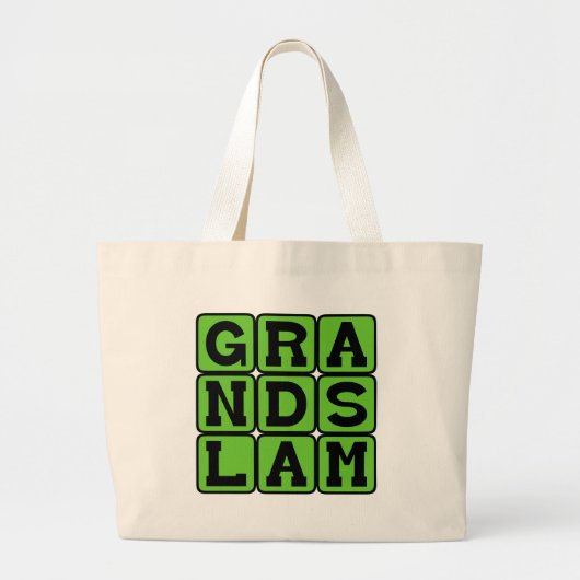 Grand Slam, Baseball Zuhause Run Jumbo Stoffbeutel (Vorne)