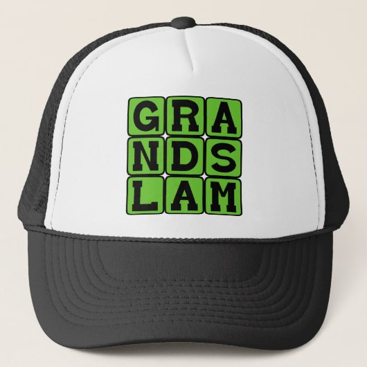 Grand Slam, Baseball Zuhause Run Truckerkappe (Vorderseite)