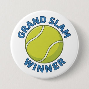 Grand-Slam-Sieger Tennisball Sportmeister Button