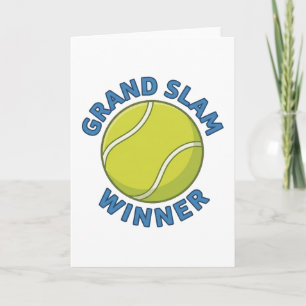 Grand-Slam-Sieger Tennisball Sportmeister Karte