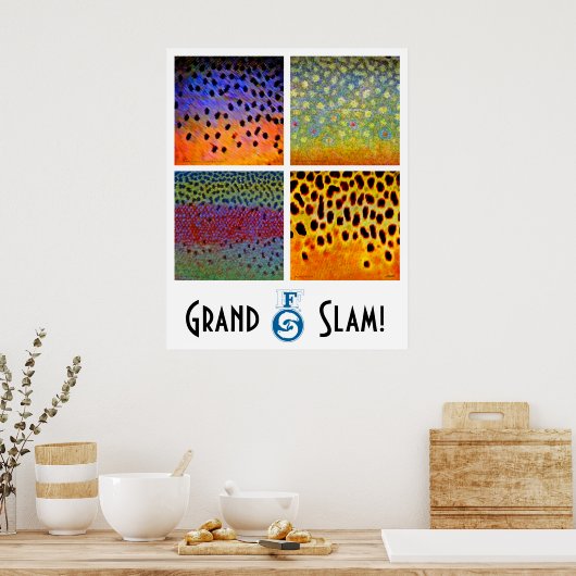Grand Slam Trout Poster (Küche)