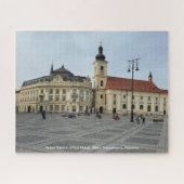 Grand Square, (Piaţa Mare), Sibiu, Rumänien auf ei Puzzle (Horizontal)