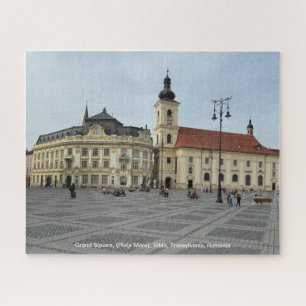Grand Square, (Piaţa Mare), Sibiu, Rumänien auf ei Puzzle