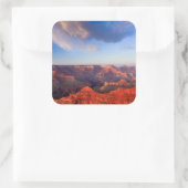 Grand Sunset Quadratischer Aufkleber (Tasche)