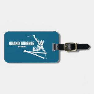 Grand Targhee Resort Wyoming Skifahrer Gepäckanhänger
