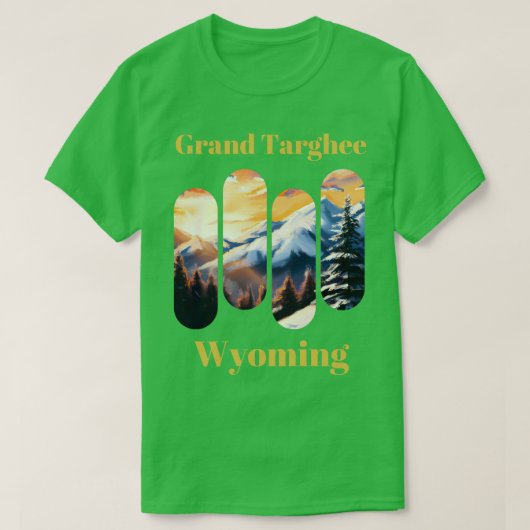 Grand Targhee ski Wyoming T-Shirt (Design vorne)