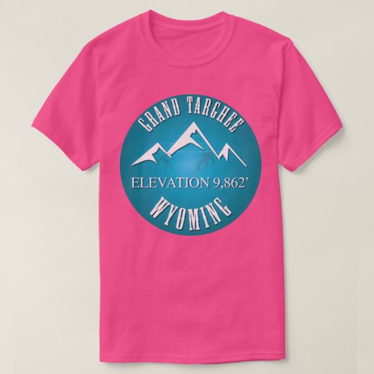 Grand Targhee Wyoming Ski Snowboard Ski Jackson T-Shirt (Design vorne)