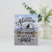 Grand Teton Adventure Postkarte (Stehend Vorderseite)