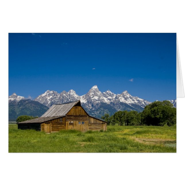 Grand Teton Barn (Vorderseite (Horizontal))