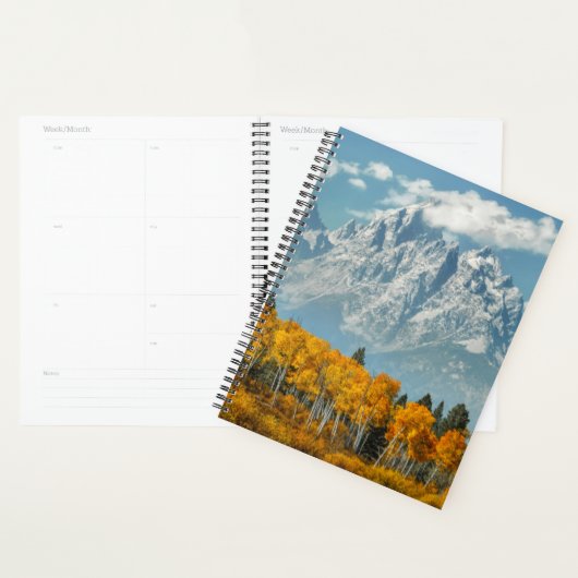 Grand Teton Berge im Herbst Planer (Anzeige)