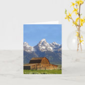Grand Teton Berge Karte (Gelbe Blume)