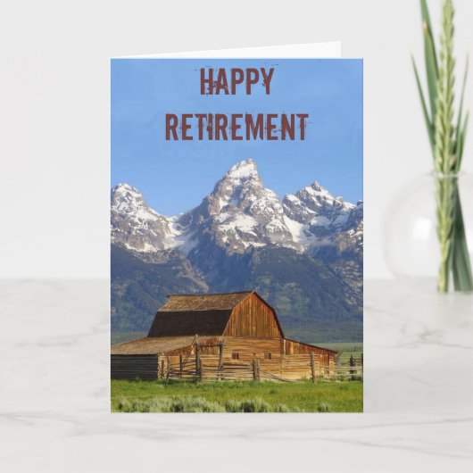 Grand Teton Berge Karte (Vorderseite)