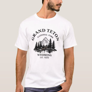 Grand Teton Berge Nationalpark Wyoming T-Shirt