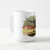 Grand Teton (Elk) WT Kaffeetasse (Vorderseite Links)