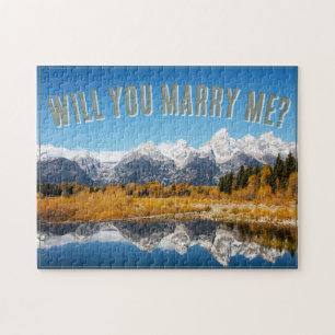 Grand Teton Gebirgs-Heiratsantrag Puzzle