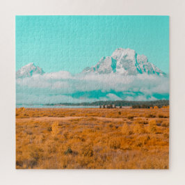 Grand Teton im Herbstpuzzle Puzzle