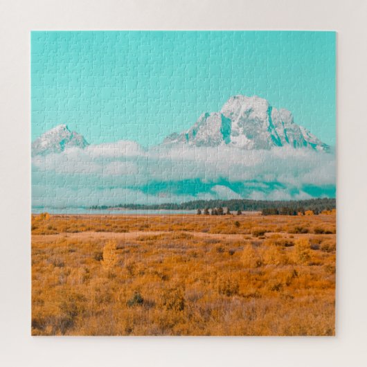 Grand Teton im Herbstpuzzle Puzzle (Vertikal)