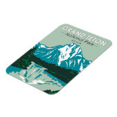 Grand Teton Jackson Hole Valley National Park Magnet (Linke Seite)