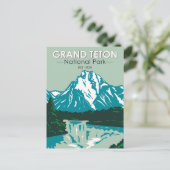Grand Teton Jackson Hole Valley National Park Postkarte (Stehend Vorderseite)