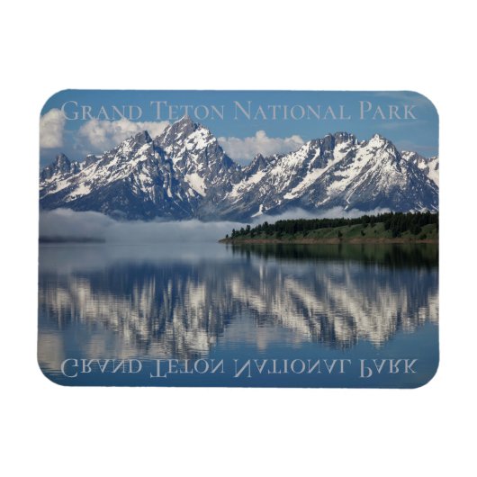 Grand Teton Jackson Lake Travel Magnet (Horizontal)
