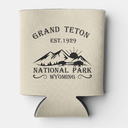 Grand Teton mountains National Park Wyoming Dosenkühler (Vorderseite)