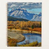 Grand Teton Mountains River View im Herbst Planer (Vorderseite)