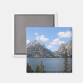 Grand Teton Mountains und Jenny Lake Magnet (Vorderseite/Rückseite)