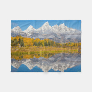 Grand Teton Mountains Wyoming Fleecedecke