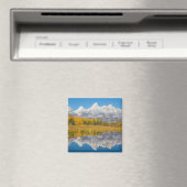 Grand Teton Mountains Wyoming Magnet (In Situ (Geschirrspüler))