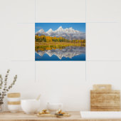 Grand Teton Mountains Wyoming Poster (Küche)