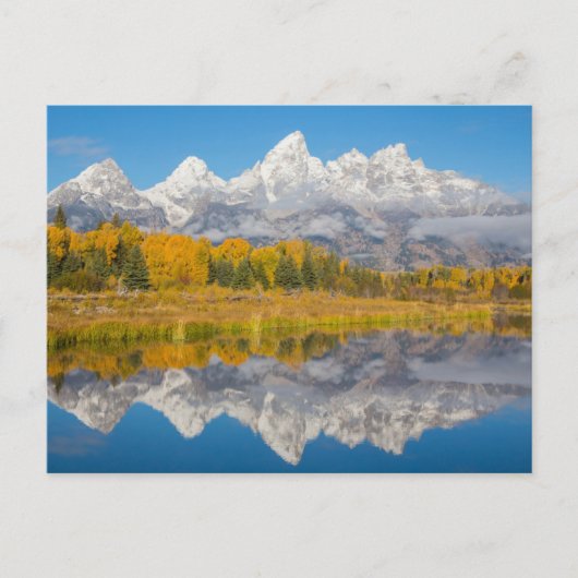 Grand Teton Mountains Wyoming Postkarte (Vorderseite)
