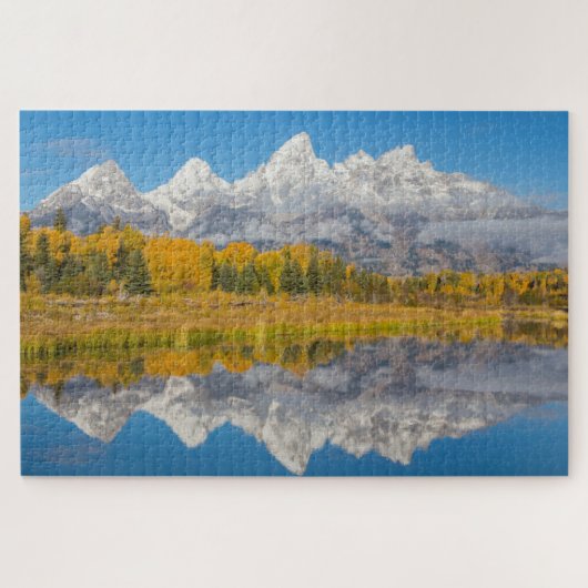 Grand Teton Mountains Wyoming Puzzle (Horizontal)