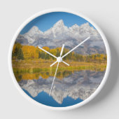 Grand Teton Mountains Wyoming Uhr (Vorderseite)