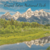 Grand Teton National Park Aufkleber (Vorderseite)