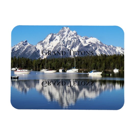 Grand Teton National Park Colter Bay Travel Magnet (Horizontal)