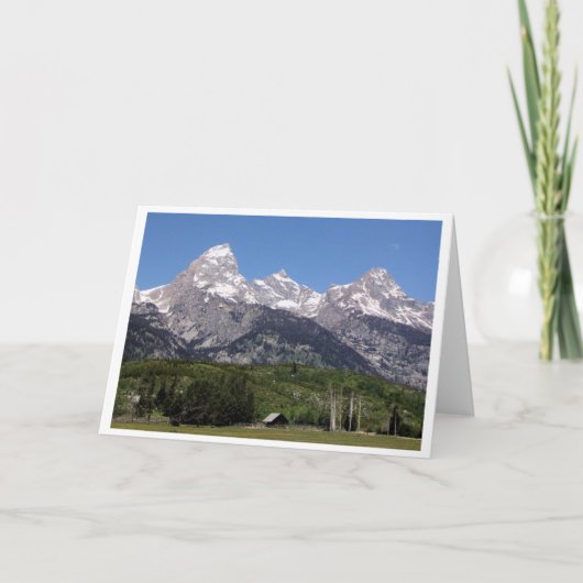 Grand Teton National Park Greeting Card Karte (Vorderseite)