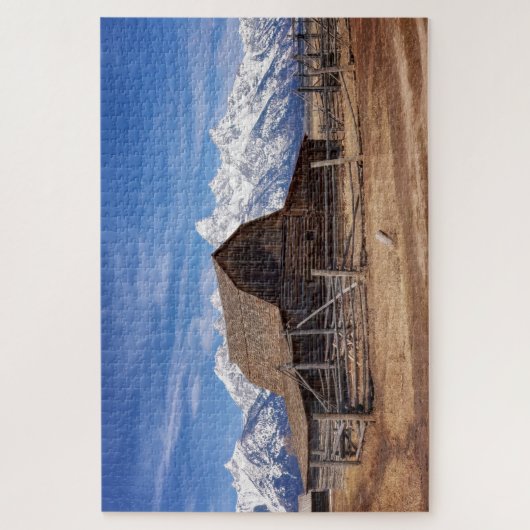 Grand Teton National Park - John Moulton Barn Puzzle (Vertikal)