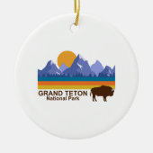 GRAND TETON NATIONAL PARK KERAMIK ORNAMENT (Vorne)