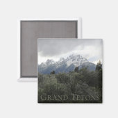 Grand Teton National Park Travel Magnet (Vorderseite/Rückseite)