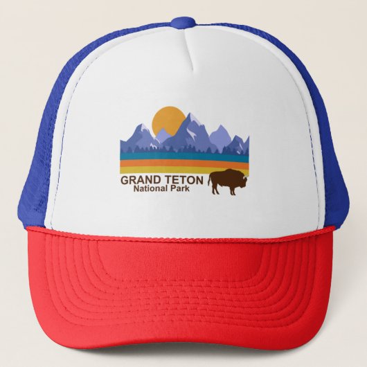 GRAND TETON NATIONAL PARK TRUCKERKAPPE (Vorderseite)