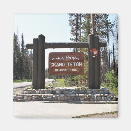 Grand Teton National Park, US National Park, Sign Magnet (Vorne)