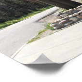 Grand Teton National Park, US National Park, Sign Poster (Ecke)