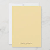 Grand Teton National Park Wedding Invitation Retro Einladung (Rückseite)